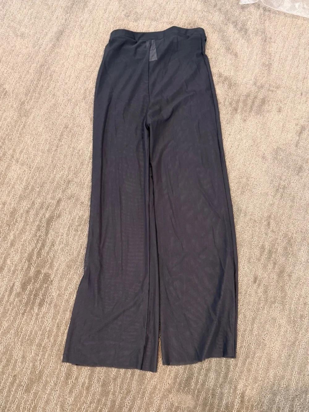 Weissman #15616 Gray Mesh Straight Leg Pants
